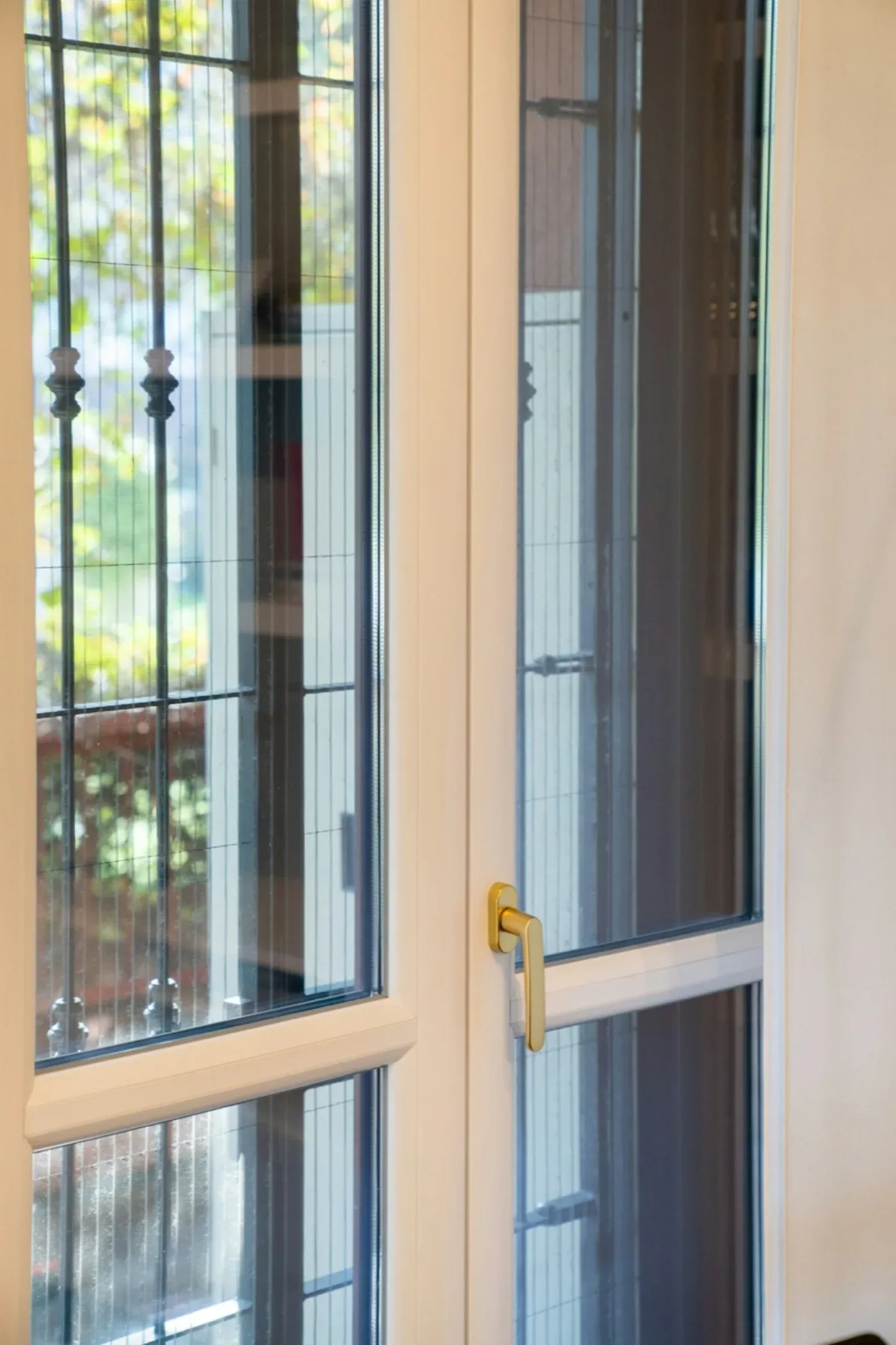 Profilé de menuiserie PVC blanc