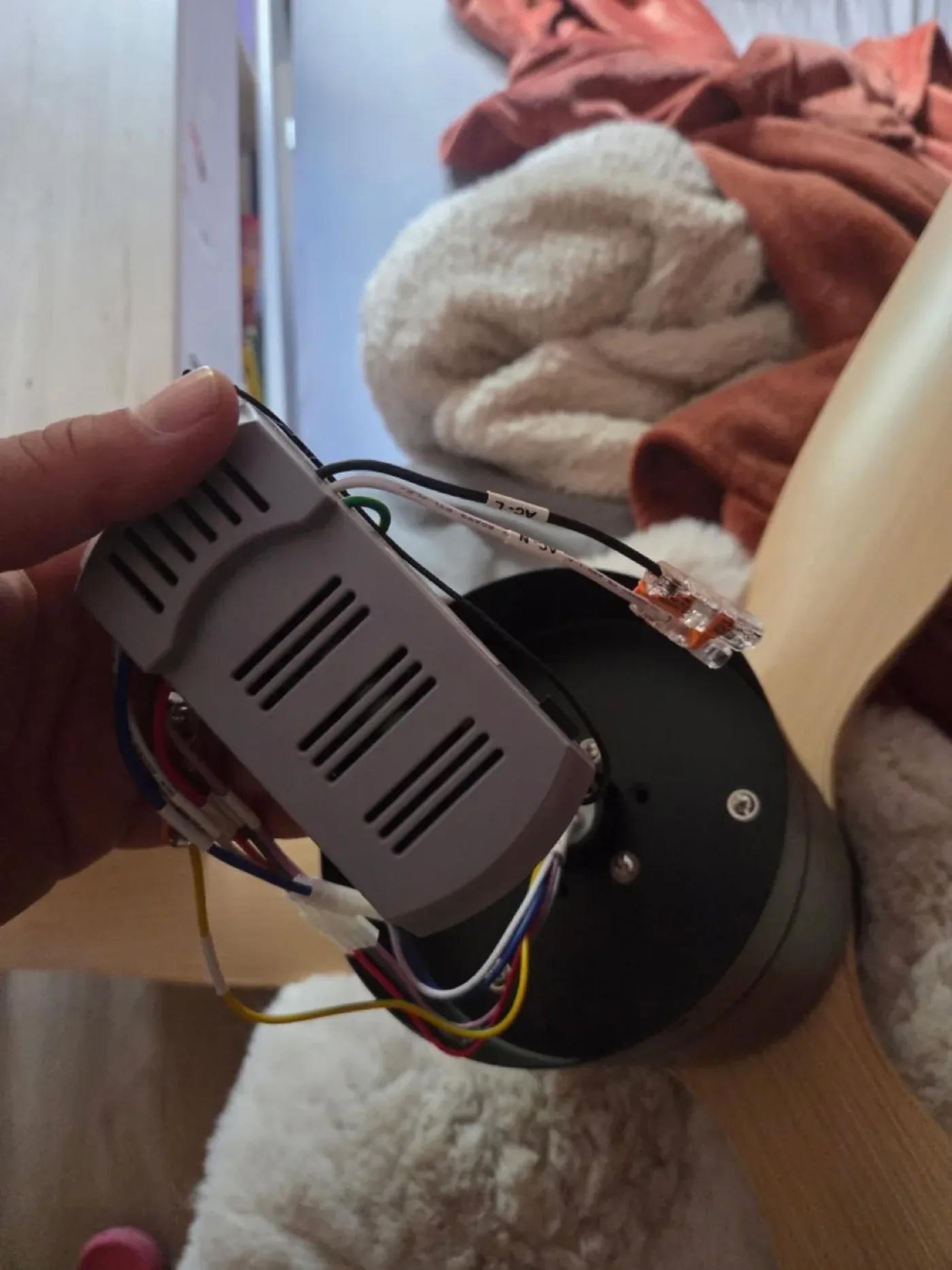 Installation ventilateur